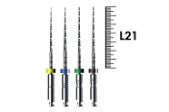NiTi BioRaCe, дополнительный набор 21 мм (4 шт.: BR6, BR7, BR4C, BR5C), FKG - файлы машинные