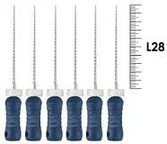 K-Reamers 28мм №60 (6 шт), Dentsply Sirona - ручные файлы, каналорасширители