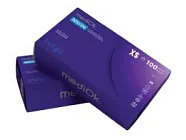 MediOk перчатки нитриловые XS, цвет Фиолетовый (Indigo) (100 шт)