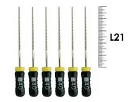 K-Reamer Pro-Endo 21мм №40 (6 шт), VDW - ручные файлы, каналорасширители