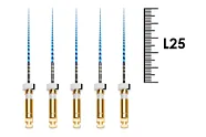 T-Flex 25мм .06 №15 (5 шт), Еврофайл - машинные файлы, стерильные, никель-титан
