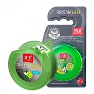 Вощеная нить Splat Dental Floss с бергамотом и лаймом, (30 м)
