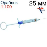 Ораблок 1:100 000 в одноразовом шприце, игла 0,3х25 Aers Med