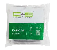 Слюноотсосы, 15 см, прозрачные (100 шт.), Clean+Safe