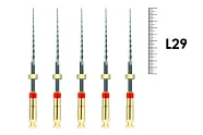 One Shape 29мм .06 №25 (5 шт), MICRO-MEGA - машинные файлы, metal shank, стерильные