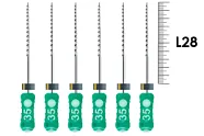 H-Files Dentsply Sirona 28мм №35 (6 шт) - ручные файлы, каналорасширители