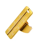 Линейка эндодонтическая кольцевая (жёлтая)