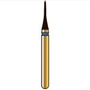 G392 интерпроксимальный, длина 6 мм, ISO 016, зернистость 105, синее кольцо (5 шт.), Diatech - бор алмазный
