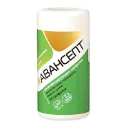 Салфетки дезинфицирующие безворсовые Авансепт белые (70 шт)