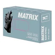 Перчатки нитриловые Matrix Black Nitrile 100 шт. XL 9/10