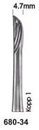 680-34. Элеваторы корневые Kopp 1. 4.7mm