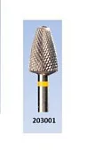 Фреза жел. 203001 шир.конус Супермелкая крестообр. нарезка