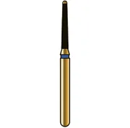 G851 конический с безопасным закругленным торцом, длина 8 мм, ISO 012, хвостовик FG ISO 314, зернистость 105, синее кольцо (5 шт.), Diatech - бор алмазный