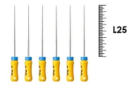 K-Reamer 25мм №20 (6 шт), Dentsply Sirona - ручные файлы, каналорасширители, нержавеющая сталь