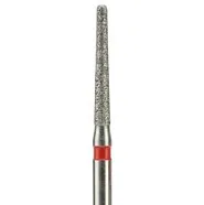 Бор алмазный 852F 012 FG, красный, форма: конус с закругленным концом (5 шт), Jota