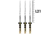 ProTaper Next 21мм X4 (3 шт), Dentsply Sirona - машинные файлы, NiTi, с переменной конусностью, стерильные, черные