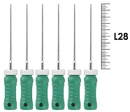 K-Reamers 28мм №35 (6 шт), Dentsply Sirona - ручные файлы, каналорасширители