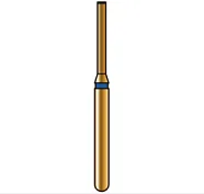 G839 цилиндрический с режущим торцом, ISO 010, хвостовик FG ISO 314, зернистость 105, синее кольцо (5 шт.), Diatech - бор алмазный