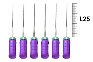 FlexoReamer Senseus 25мм №10 (6 шт), Dentsply Sirona - ручные файлы, гибкие, с эргономичной ручкой
