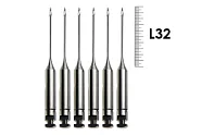 Gates Drills 32мм №1 (6 шт), Mani - дрильборы для вскрытия устья каналов, развертка 