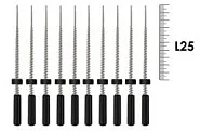 GentleFile 25мм Black (10 шт), Medic NRG - машинные файлы, инструмент для обработки корневого канала
