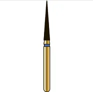 G859 игловидный (пика), длина 10 мм, ISO 016, хвостовик FG ISO 314, зернистость 105, синее кольцо (5 шт.), Diatech - бор алмазный