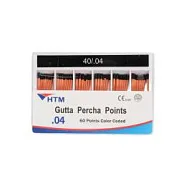 Штифты гуттаперчевые HTM .04, размер 40 (60 шт.), HTM Dent