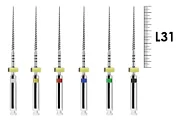 ProFile RA 31мм .04 №15-40 ассорти (6 шт), Dentsply Sirona - машинные файлы, каналорасширители, никель-титан