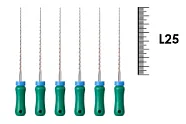 K-Reamer 25мм №35 (6 шт), NIC - ручные файлы, каналорасширители