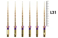 ProTaper Gold 31мм S1 (6 шт), Dentsply Sirona - машинные файлы, стерильные, фиолетовые