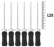 K-Reamer ReadySteel 25мм №140 (6 шт), Dentsply Sirona - ручные файлы, каналорасширители, в стерильном блистере