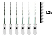 K-Flexofile ReadySteel 25мм №15 (6 шт), Dentsply Sirona - ручные файлы, каналорасширители, укороченный шаг, стерильный блистер