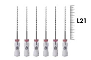 Reamers MICRO-MEGA 21мм №45 (6 шт) - ручные файлы