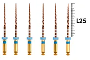 ProTaper Gold 25мм F3 (6 шт), Dentsply Sirona - машинные файлы, стерильные, голубые