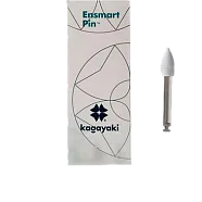 Полиры силиконовые Ensmart Pin Пуля (бел. груб.), на пласт.ножке, (ENP 125-1) - (1 х 10шт.)