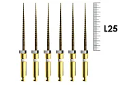E-Flex Gold 25мм, .04, N15 (6 шт), Eighteeth - машинные файлы