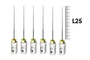 Profinder 25мм №013 Senseus (6 шт), Dentsply Sirona - ручные файлы, супергибкий расширитель корневого канала, силиконовая ручка, стерильный блистер
