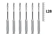 Gates RA 28мм №4 (6 шт), Dentsply Sirona - дрильборы, расширитель устьев корневых каналов, машинный