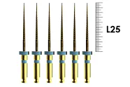 E-Flex Gold 25мм, .02, N60 (6 шт), Eighteeth - машинные файлы, 10 Packs 308