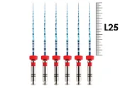 UltraFiles Blue (Heat Activation) 25мм .02 №25 (6 шт), Еврофайл - машинные файлы