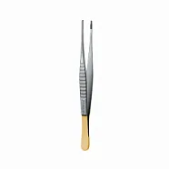 Пинцет тканевый de bakey прямой, 19 см, perma-sharp, TP5091