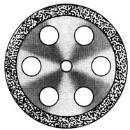 Disc 911/220 (0,55 mm) двусторонний край отверстия