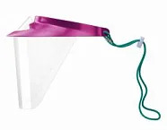 Op-d-op face shield (i) экраны защитные с козырьком для лица из пластмассы розовый