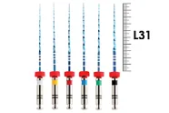 UltraFiles Blue (Heat Activation) 31мм .02 №15-40 ассорти (6 шт), Еврофайл - машинные файлы