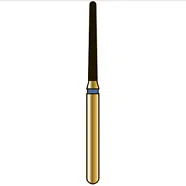 G850 конический с закругленным торцом, длина 10 мм, ISO 012, хвостовик FG ISO 314, зернистость 40, красное кольцо (5 шт.), Diatech - бор алмазный