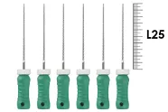 K-File ReadySteel 25мм №130 (6 шт), Dentsply Sirona - ручные файлы, каналорасширители, в стерильном блистере