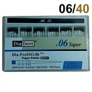 Абсорберы конусные 06 №40 (100шт.) DiaDent