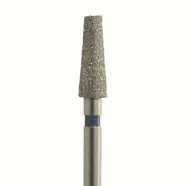 Бор алмазный 854 025 FG, синий, Форма: конус с плоским концом (5 шт), Jota