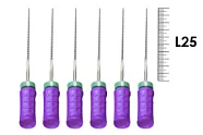 FlexoReamer Senseus 25мм №10 (6 шт), Dentsply Sirona - ручные файлы, гибкие, с эргономичной ручкой