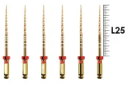 ProTaper Gold 25мм F2 (6 шт), Dentsply Sirona - машинные файлы, стерильные, красные